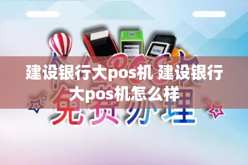 建设银行大pos机 建设银行大pos机怎么样