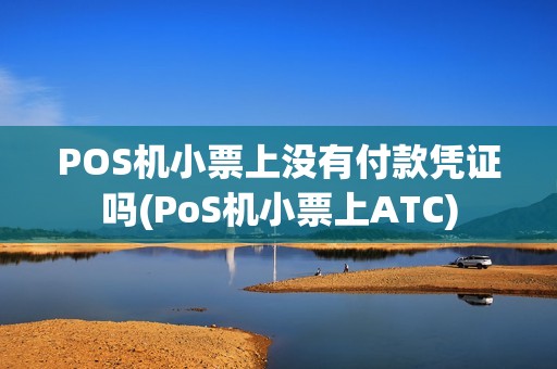 POS机小票上没有付款凭证吗(PoS机小票上ATC)