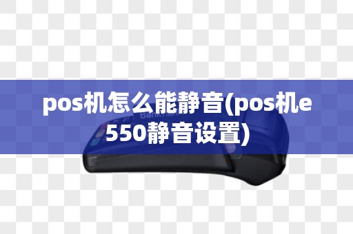 pos机怎么能静音(pos机e550静音设置)