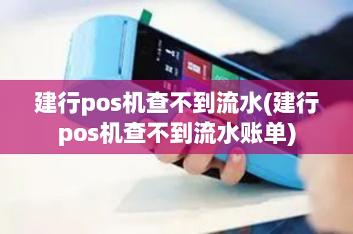 建行pos机查不到流水(建行pos机查不到流水账单)