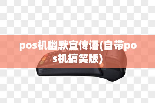 pos机幽默宣传语(自带pos机搞笑版)