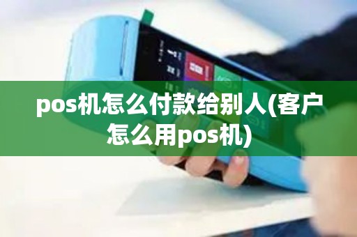 pos机怎么付款给别人(客户怎么用pos机)