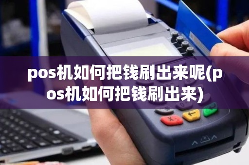 pos机如何把钱刷出来呢(pos机如何把钱刷出来)