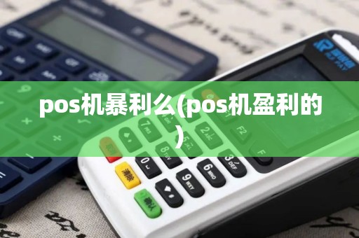 pos机暴利么(pos机盈利的)
