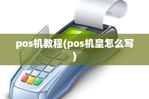 pos机教程(pos机皇怎么写)
