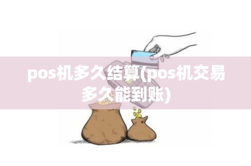 pos机多久结算(pos机交易多久能到账)