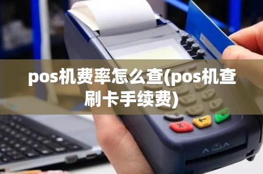 pos机费率怎么查(pos机查刷卡手续费)