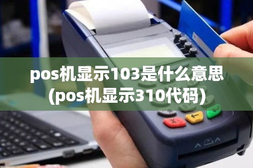 pos机显示103是什么意思(pos机显示310代码)