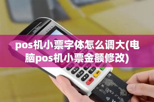 pos机小票字体怎么调大(电脑pos机小票金额修改)
