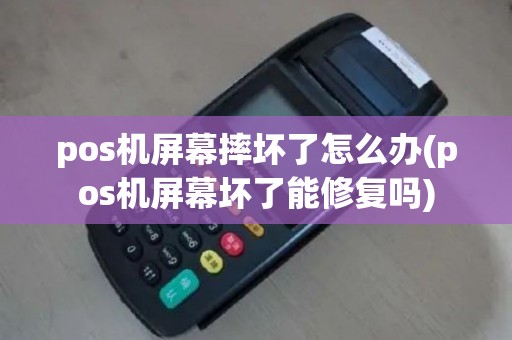 pos机屏幕摔坏了怎么办(pos机屏幕坏了能修复吗)