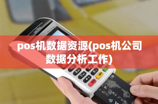 pos机数据资源(pos机公司数据分析工作)