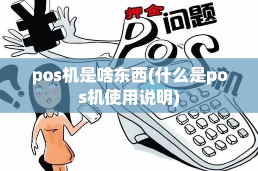 pos机是啥东西(什么是pos机使用说明)