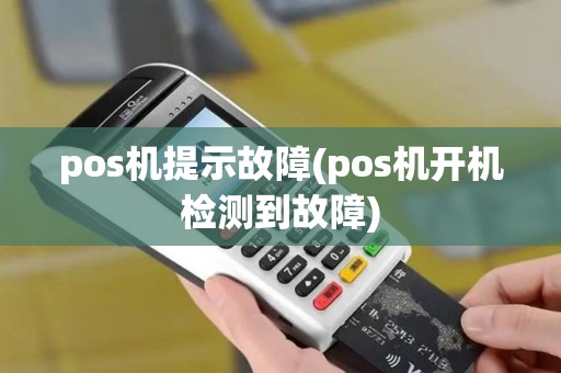 pos机提示故障(pos机开机检测到故障)