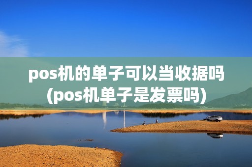 pos机的单子可以当收据吗(pos机单子是发票吗)