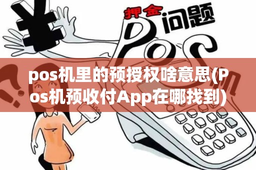 pos机里的预授权啥意思(Pos机预收付App在哪找到)