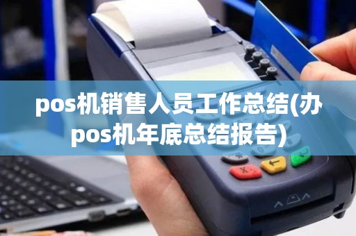 pos机销售人员工作总结(办pos机年底总结报告)