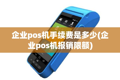 企业pos机手续费是多少(企业pos机报销限额)