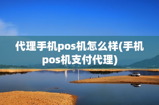 代理手机pos机怎么样(手机pos机支付代理)