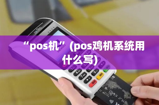 “pos机”(pos鸡机系统用什么写)