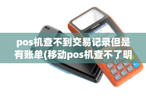pos机查不到交易记录但是有账单(移动pos机查不了明细)