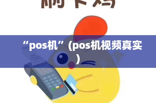 “pos机”(pos机视频真实)