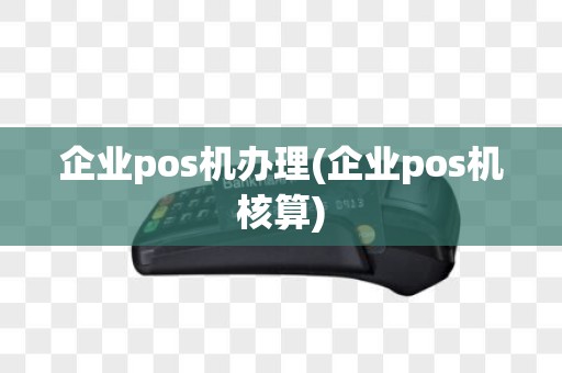 企业pos机办理(企业pos机核算)
