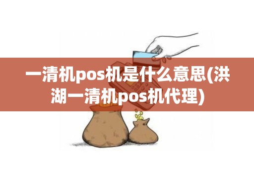 一清机pos机是什么意思(洪湖一清机pos机代理)