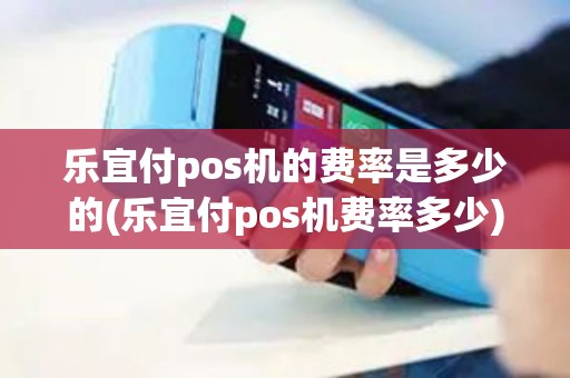 乐宜付pos机的费率是多少的(乐宜付pos机费率多少)