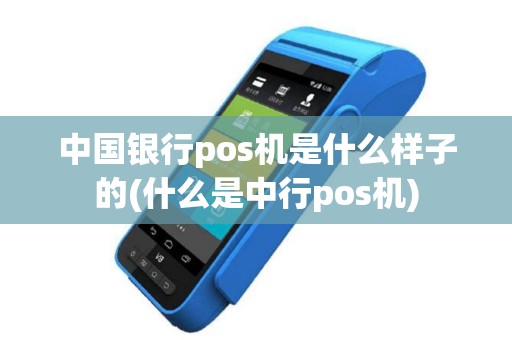 中国银行pos机是什么样子的(什么是中行pos机)