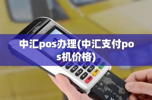 中汇pos办理(中汇支付pos机价格)