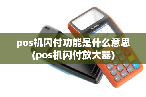 pos机闪付功能是什么意思(pos机闪付放大器)