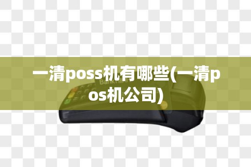 一清poss机有哪些(一清pos机公司)