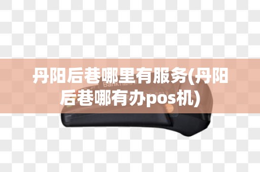 丹阳后巷哪里有服务(丹阳后巷哪有办pos机)