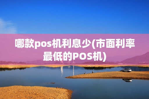 哪款pos机利息少(市面利率最低的POS机)