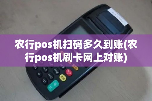 农行pos机扫码多久到账(农行pos机刷卡网上对账)