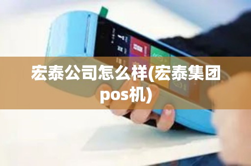 宏泰公司怎么样(宏泰集团pos机)