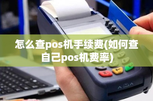 怎么查pos机手续费(如何查自己pos机费率)