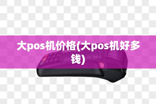 大pos机价格(大pos机好多钱)