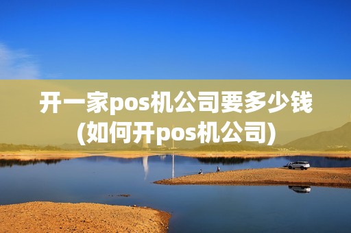 开一家pos机公司要多少钱(如何开pos机公司)