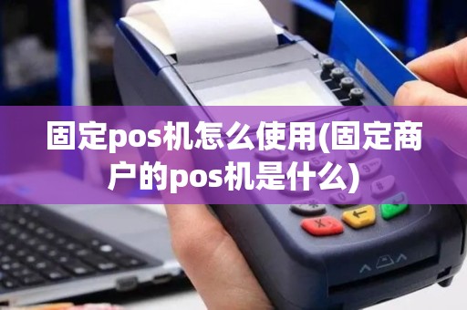 固定pos机怎么使用(固定商户的pos机是什么)