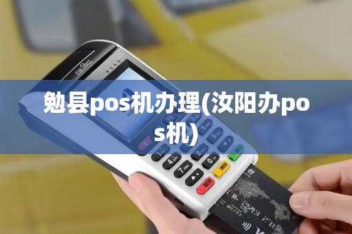 勉县pos机办理(汝阳办pos机)
