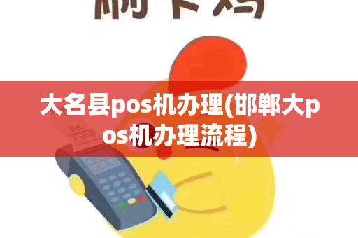大名县pos机办理(邯郸大pos机办理流程)