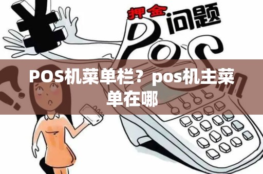POS机菜单栏？pos机主菜单在哪