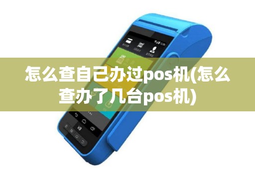 怎么查自己办过pos机(怎么查办了几台pos机)
