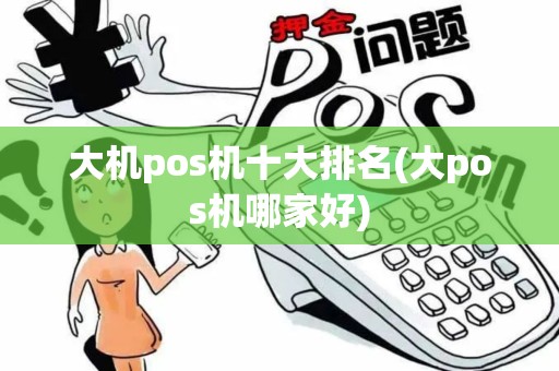 大机pos机十大排名(大pos机哪家好)