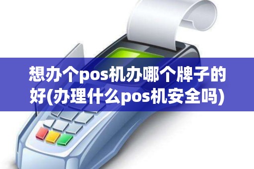 想办个pos机办哪个牌子的好(办理什么pos机安全吗)