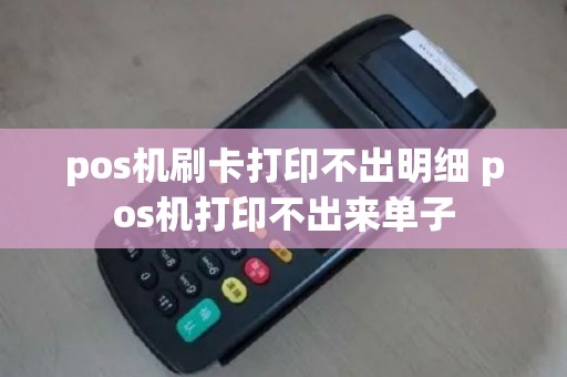 pos机刷卡打印不出明细 pos机打印不出来单子