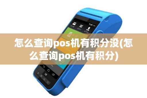 怎么查询pos机有积分没(怎么查询pos机有积分)