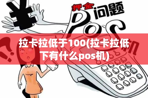 拉卡拉低于100(拉卡拉低下有什么pos机)