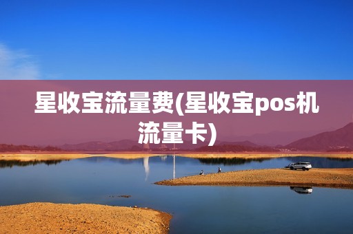 星收宝流量费(星收宝pos机流量卡)